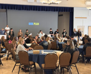 Room of people at a conference
